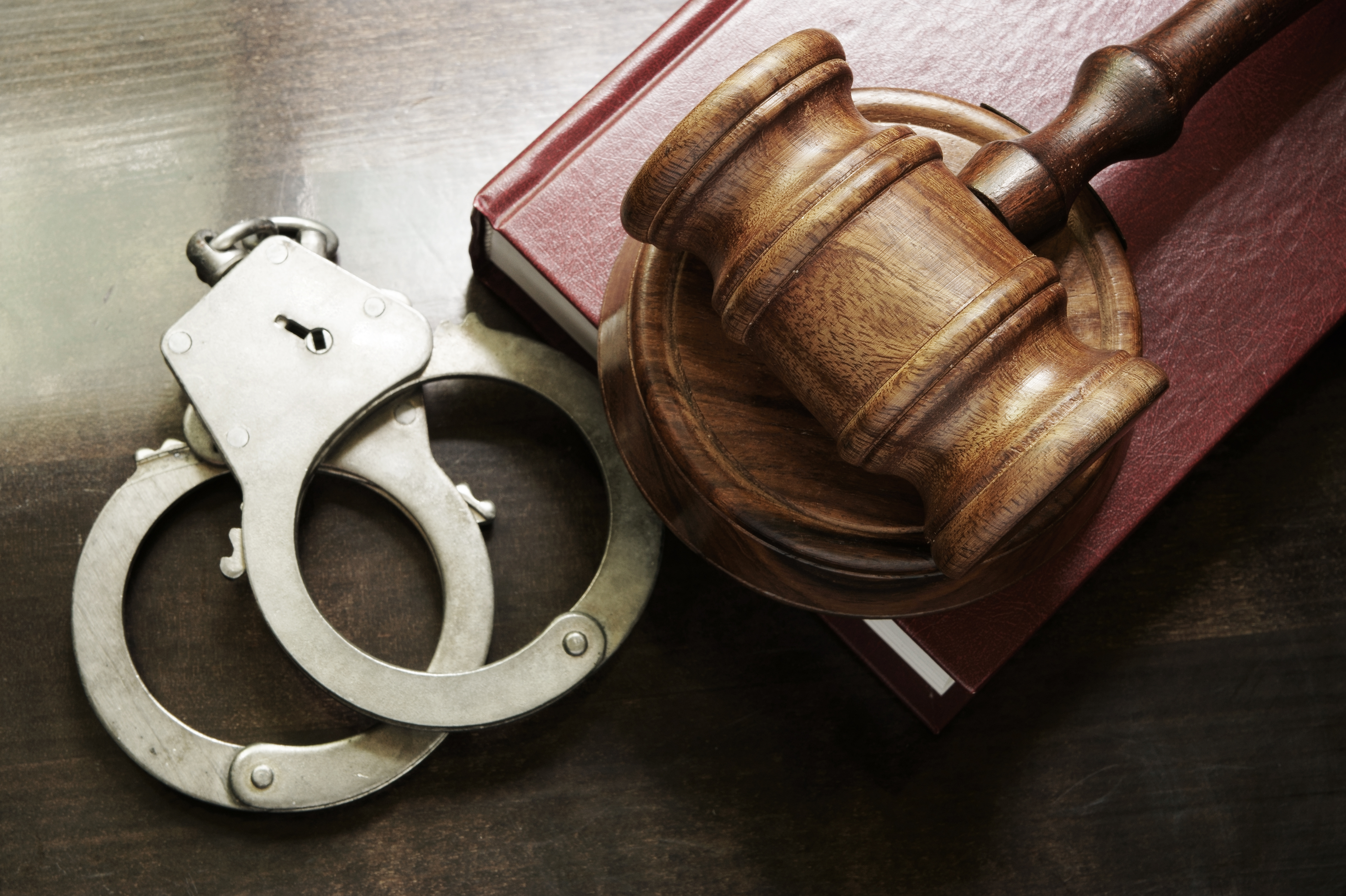 Gavel and handcuffs - felony classifications